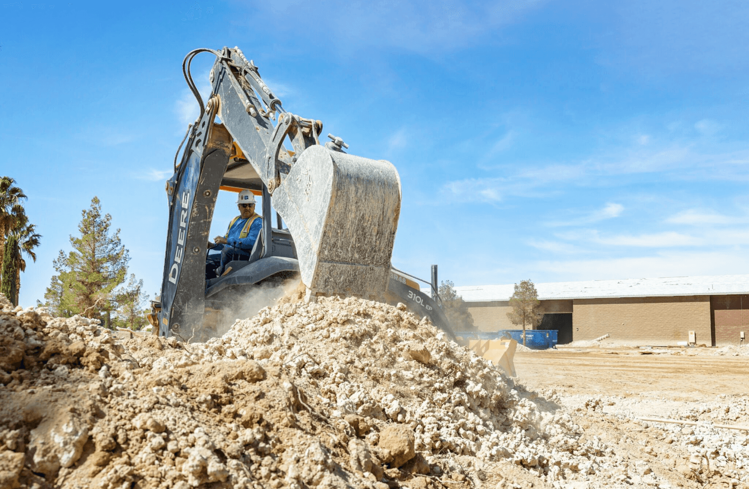 Landscape construction process